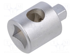 Adapter; 1/4" square,3/8"