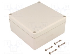 Enclosure: multipurpose; X: 120mm; Y: 122mm; Z: 57mm; EUROMAS II; ABS