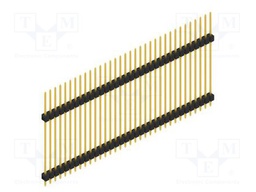 Connector: pin strips; pin header; male; PIN: 34; 2.54mm; THT; 1x34