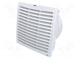 Fan: AC; axial; 433m3/h; 62dBA; IP54; Len: 300mm; Cutout: 291x291mm