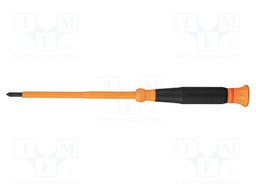 Screwdriver: insulated; precision; Phillips; PH1
