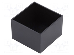 Enclosure: designed for potting; X: 38.8mm; Y: 38.8mm; Z: 26.5mm