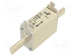 Fuse: fuse; gG; 63A; 500VAC; 250VDC; ceramic; NHC1