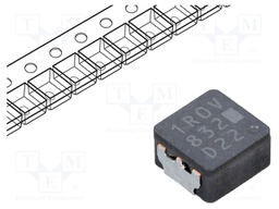 Inductor: wire; SMD; 1uH; 7.5A; 9.6mΩ; 5.5x5x3mm; ±20%; -55÷155°C