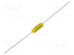 Capacitor: polypropylene; 0.033uF; 630VDC; Ø7x15.5mm; THT; ±10%