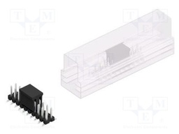 Connector: pin strips; pin header; male; PIN: 20; 2.54mm; SMT; 2x10