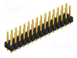 Connector: pin strips; pin header; male; PIN: 30; 2.54mm; THT; 2x15