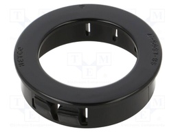 Grommet; Ømount.hole: 38.1mm; Øhole: 26.97mm; black; UL94V-2