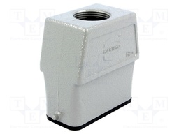 Enclosure: for Han connectors; Han; size 10A; for cable; high