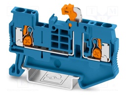 Splice terminal: rail; 20A; 500V; PA; L: 36.9mm; 0.5÷4mm2; ways: 1