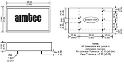 Converter: DC/DC; 20W; AM20EW-NZ