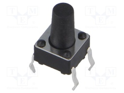 Microswitch TACT; SPST; Pos: 2; 0.05A/12VDC; THT; 1.57N; 6x6x3.5mm