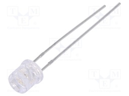 LED; 5mm; blue; 460÷780mcd; 100°; Front: flat