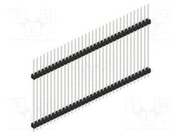 Connector: pin strips; pin header; male; PIN: 34; 2.54mm; THT; 1x34