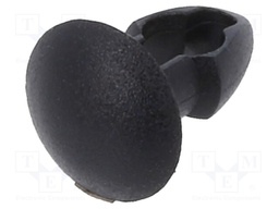 Rivet; polyamide; Rivet diam: 3.2mm; L.rivet: 3.2mm; Colour: black