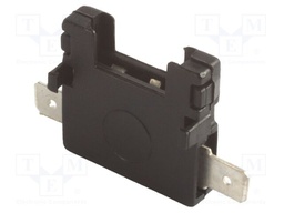 Black; Leads: connectors; Fuse acces: fuse holder; 28.6x10.5mm