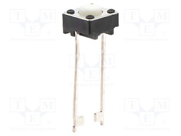 Microswitch TACT; SPST-NO; Pos: 2; 0.05A/12VDC; THT; none; 2.6N