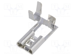 Terminal: flat; 6.3mm; 0.8mm; female; 1.5÷2.5mm2; crimped; tinned