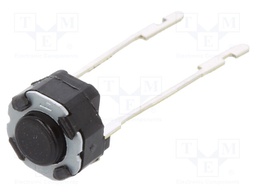 Microswitch TACT; SPST; Pos: 2; 0.02A/15VDC; 4.3mm; OFF-(ON); round