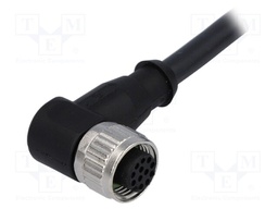 Plug; M12; PIN: 12; female; A code-DeviceNet / CANopen; 5m; cables