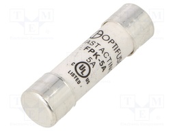 Fuse: fuse; quick blow; 5A; 600VAC; 600VDC; cylindrical,industrial