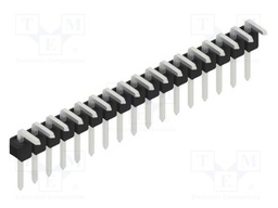 Connector: pin strips; pin header; male; PIN: 17; 2.54mm; THT; 1x17