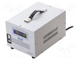 Device: automatic voltage stabiliser; 3000VA; Uout: 230VAC; ±3%