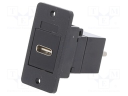 Coupler; USB C socket-front,USB C plug-back; SLIMS; USB-C; 29mm