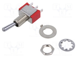 TOGGLE SWITCH, SPDT, 5A, 120VAC, 28VDC