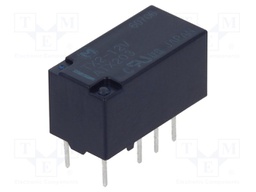Relay: electromagnetic; DPDT; Ucoil: 12VDC; 2A/30VDC; max.220VDC