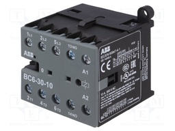 Contactor: 3-pole; NO x3; Auxiliary contacts: NO; 12VDC; 6A; BC6