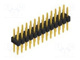 Connector: pin strips; pin header; male; PIN: 26; 2.54mm; THT; 2x13