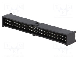 Socket; IDC; male; PIN: 50; straight; THT; tinned; 2.54mm