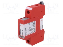 Surge arrestor; Type 2; Poles: 1; 15kA; for DIN rail mounting