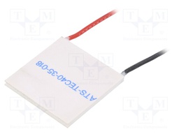 Module: Peltier; 24.1V; 8A; 40x40x3.5mm; 111.5W; ceramics; 20AWG