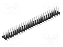 Connector: pin strips; pin header; male; PIN: 50; 2.54mm; SMT; 2x25