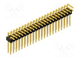 Connector: pin strips; pin header; male; PIN: 44; 2.54mm; THT; 2x22