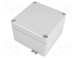 Enclosure: multipurpose; X: 120mm; Y: 122mm; Z: 81mm; ATEX; aluminium