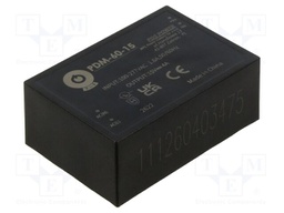Converter: AC/DC; 60W; 85÷305VAC; Usup: 100÷430VDC; Uout: 15VDC