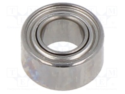Bearing: single row deep groove ball; Øint: 3mm; Øout: 6mm; W: 3mm