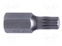 Screwdriver bit; spline (12-angles); XZN M10; Overall len: 30mm
