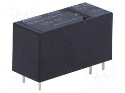 Relay: electromagnetic; SPST; Ucoil: 12VDC; 16A/250VAC; 16A/24VDC
