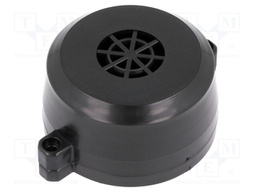 Enclosure: for alarms; Z: 30mm; ABS; black; Ø: 52mm