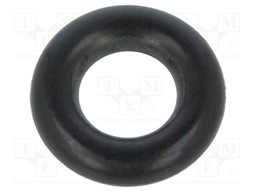 O-ring gasket; NBR; D: 3mm; Øint: 6mm; black; -30÷100°C