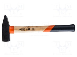 Hammer; fitter type; 1kg; wood (ash)