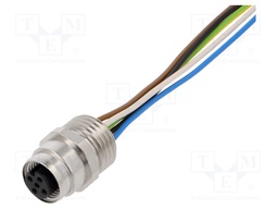 Socket; M12; PIN: 5; female; A code-DeviceNet / CANopen; 2m; cables