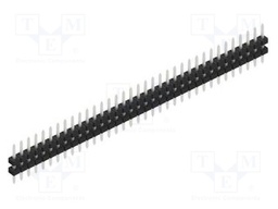 Connector: pin strips; pin header; male; PIN: 35; 2mm; THT; 1x35