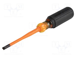 Screwdriver: standard; slot; SL 1/4"; Blade length: 102mm