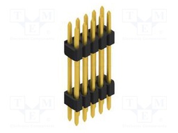 Connector: pin strips; pin header; male; PIN: 10; 1.27mm; THT; 2x5