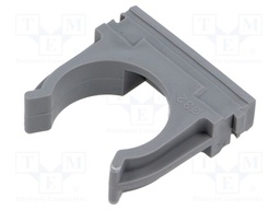 Bracket; polyetylene; -15÷80°C; grey; Size: 32
